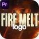 Fire Melt Logo Reveal - VideoHive Item for Sale