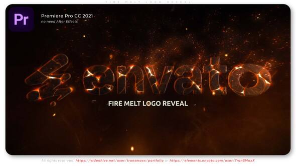 Fire Melt Logo Reveal