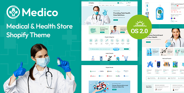 Medico - Medical and Healthcare Shopify 2.0 Responsive Theme