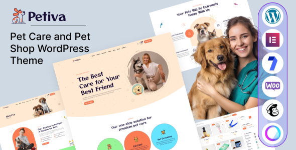 Petiva - Pet Care and Pet Shop WordPress Theme