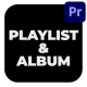 Playlist & Album - VideoHive Item for Sale