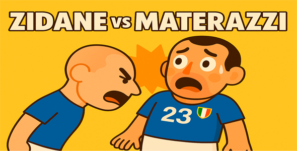 Zidane vs Materazzi - HTML5 Game (Phaser 3)