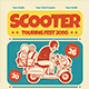 Scooter Touring Festival Flyer - GraphicRiver Item for Sale