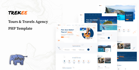 Trekee-Tours & Travels Agency PHP Template
