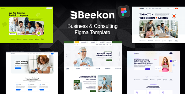 Beekon - Business & Consulting Figma Template