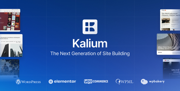 Kalium | Creative WordPress & WooCommerce Theme
