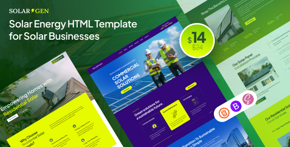 Solargen - Solar Energy HTML5 Template
