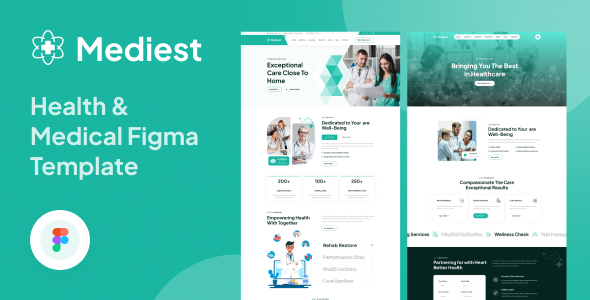 Mediest - Health & Medical Figma Template