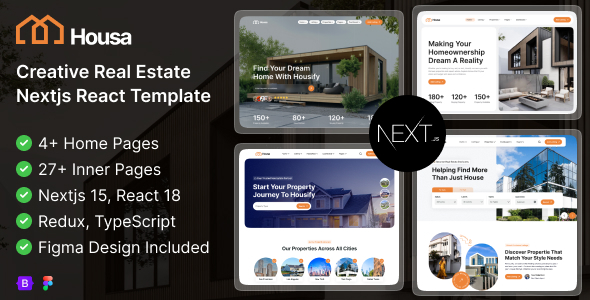 Housa - Creative Real Estate NextJS Template