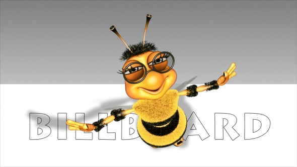 Happy 3D Bee - Billboard Promo 2