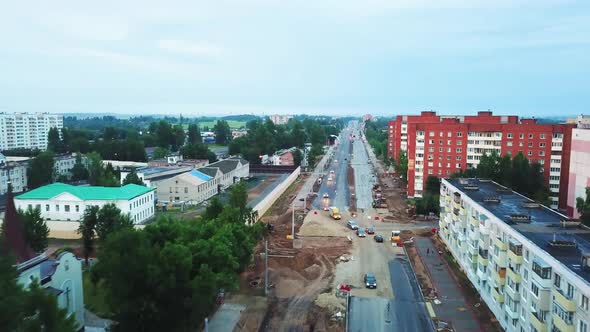 Evening Landscape Of Yuri Gagarin Street 07