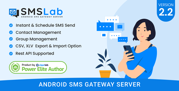 SMSLab - Android Based SMS Gateway Server