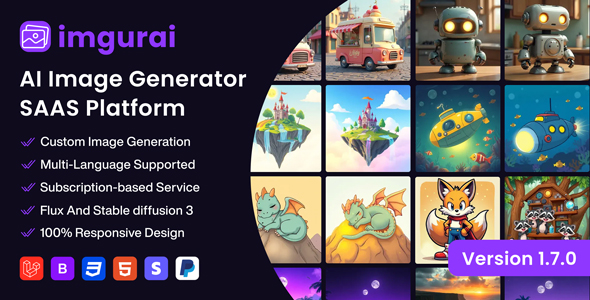 Imgurai - AI Image Generator (SAAS)