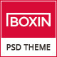 Boxin - Flat Creative PSD Template - ThemeForest Item for Sale