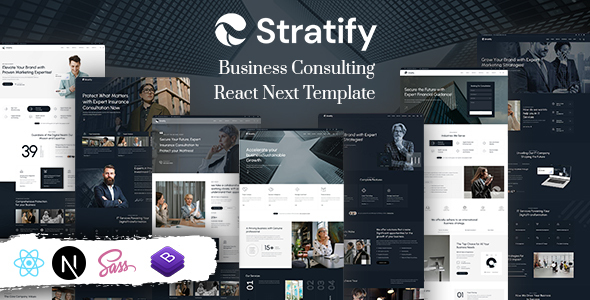 Stratify - Business Consulting React NextJs Template