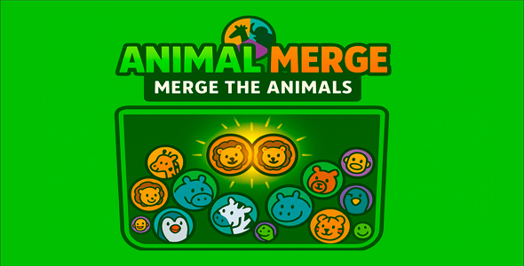 Animal Merge Suika Game - HTML5 Game (Phaser 3)