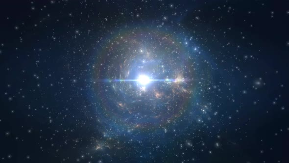 Supernova Star Field Space Motion Loop Background 1