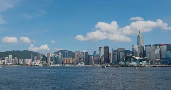 Victoria Harbor, Hong Kong skyline