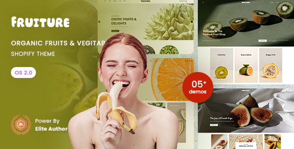 Fruiture - Organic Fruits & Vegitable Store Shopify 2.0 Theme