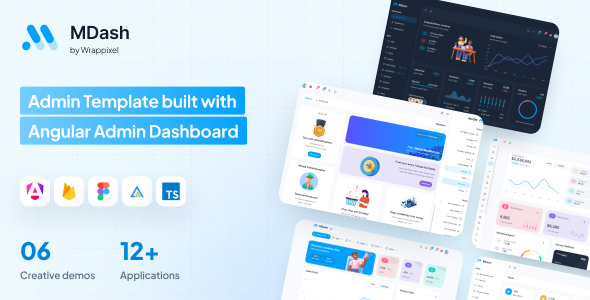 MDash Angular Dashboard Template