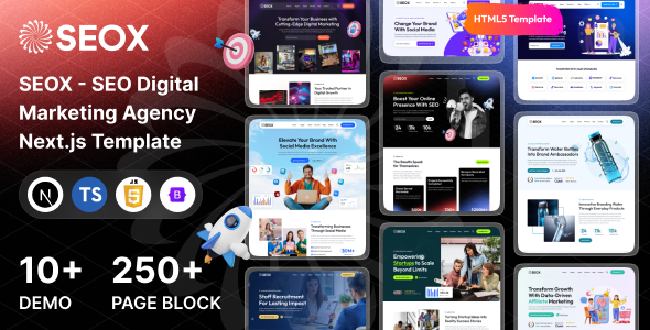 SEOX - SEO & Digital Marketing Agency Next.js Template