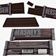 HERSHEY'S Chocolate Bar with Packaging - 3DOcean Item for Sale