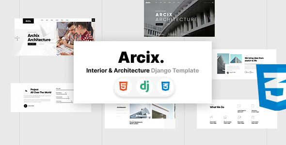 Arcix - Architecture Django Template