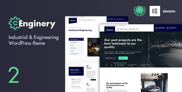 Enginery - Industrial & Engineering WordPress Theme