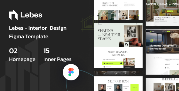 Lebes - Interior Design Figma Template