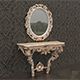 Classic European Style Console Table 10 - 3DOcean Item for Sale