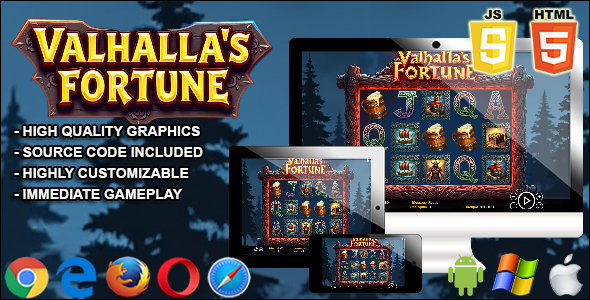 Valhallas Fortune - HTML5 Slot Machine