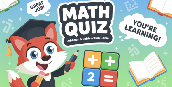 Math Quiz Addition & Subtraction - Challenge