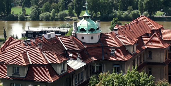 Roofs of Houses in Prague