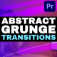 Abstract Grunge Glitch Seamless Transitions | Premiere Pro MOGRT - VideoHive Item for Sale