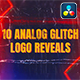 Analog Glitch Logos - VideoHive Item for Sale
