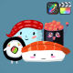 Sushi Stickers Emoji Animations for FCPX - VideoHive Item for Sale