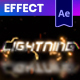 Electric Lightning Text Animation - VideoHive Item for Sale