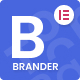 Brander - Brand Identity Designer Portfolio & Service Elementor Template Kit - ThemeForest Item for Sale