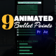 9 Bullet Points - VideoHive Item for Sale