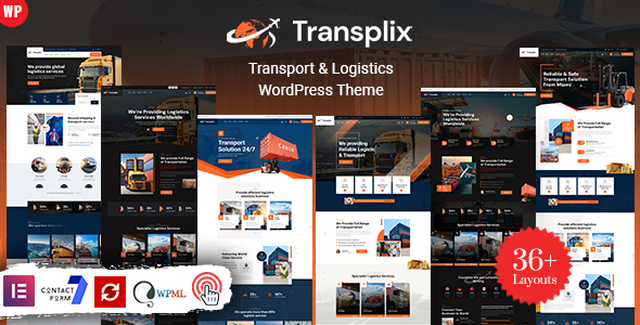 Transplix - Logistics Transport WordPress