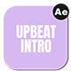 Upbeat Kinetic Intro - VideoHive Item for Sale