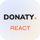 Donaty - Charity Landing Page ReactJS Template - ThemeForest Item for Sale