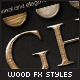 Smooth Glossy Elegant Wood Layer Styles - GraphicRiver Item for Sale
