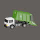 3D Animation of Garbage Truck Model Efficient Waste Collection - VideoHive Item for Sale