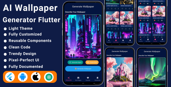 AI Wallpaper Generator App | Hugging Face-Powered Designs | HD Backgrounds