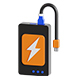 Power Bank with Cable 3D Illustration - 3DOcean Item for Sale