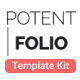 PotentFolio – Digital Marketer Portfolio Elementor Template Kit - ThemeForest Item for Sale