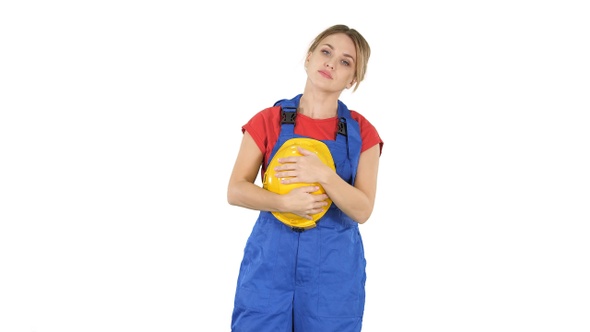 Don't forget to put yellow hard hat on on white background.