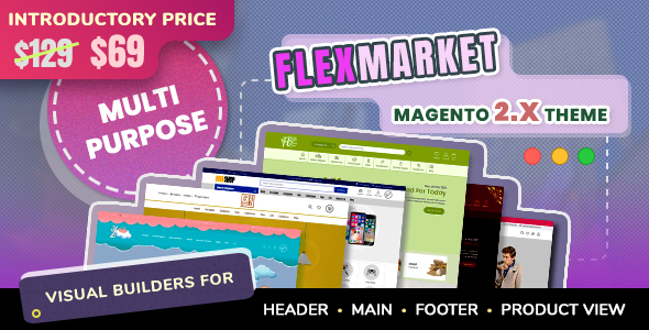 FlexMarket - Multipurpose Responsive Magento 2 Theme
