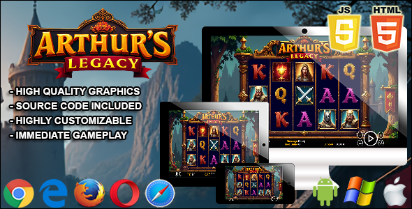Arthur's Legacy - HTML5 Slot Machine